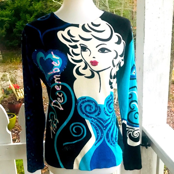 Custo Barcelona Sweaters - Custo Barcelona Miss December Sweater Large